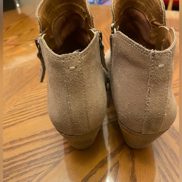 Frye Tan Suede Ankle Boots - Picture 3 of 10